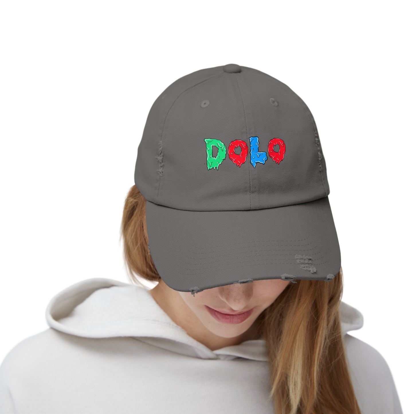 Drippin' Dolo Distressed Cap