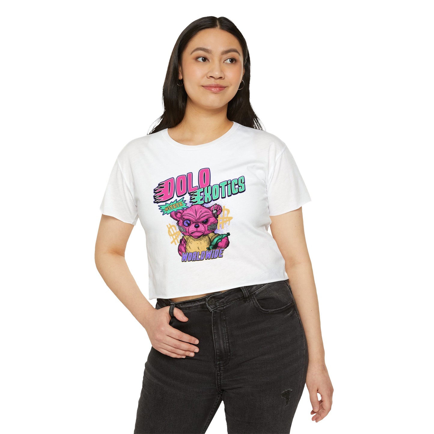 Zombie Bear Women's Festival Crop Top