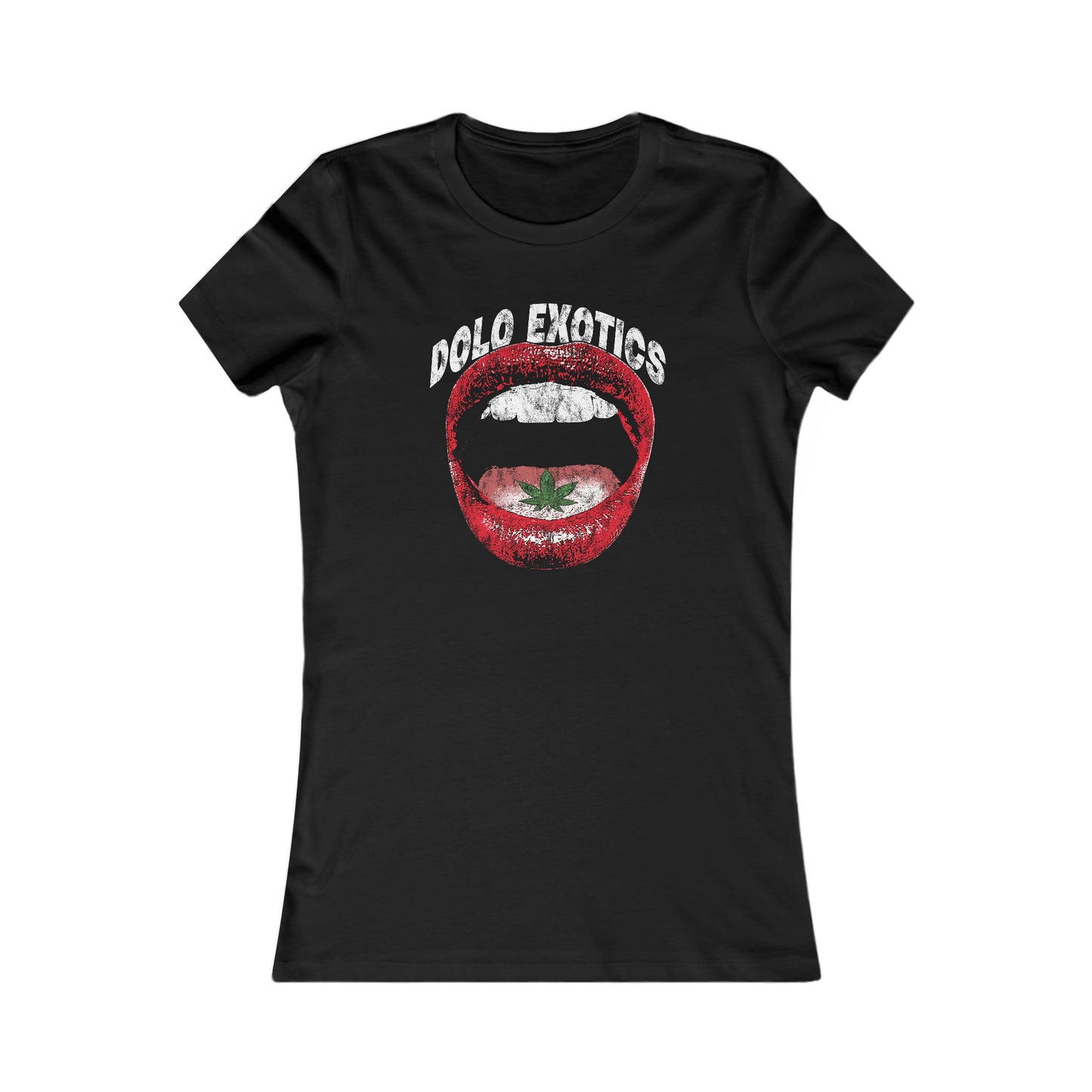 Dolo Exotics Red Lips Cannabis Tee