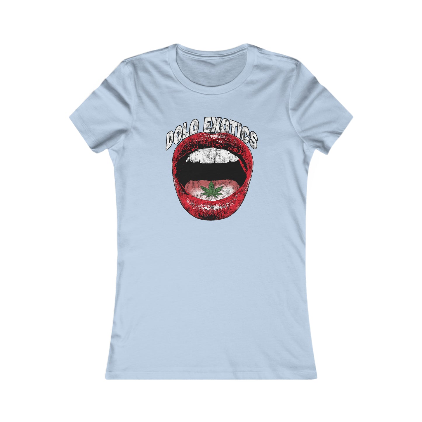 Dolo Exotics Red Lips Cannabis Tee