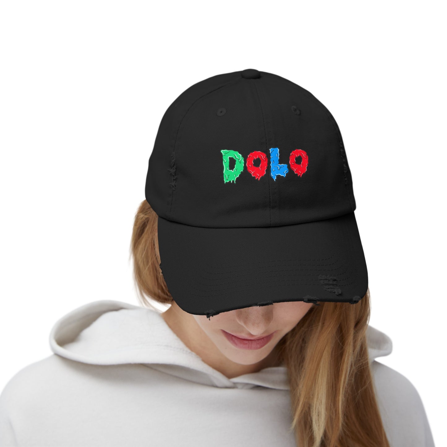 Drippin' Dolo Distressed Cap