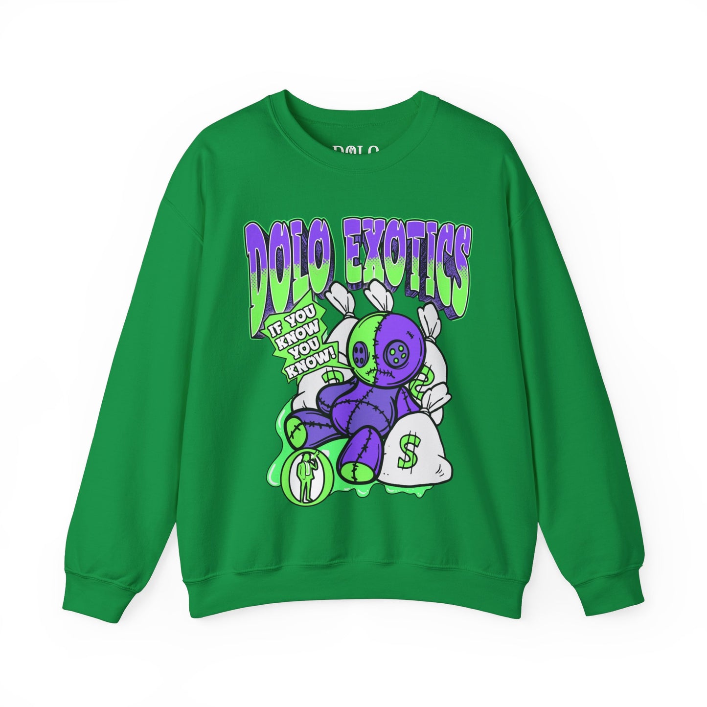 Dolo Exotics Moneybag Ragdoll Sweatshirt (Electric Purple)