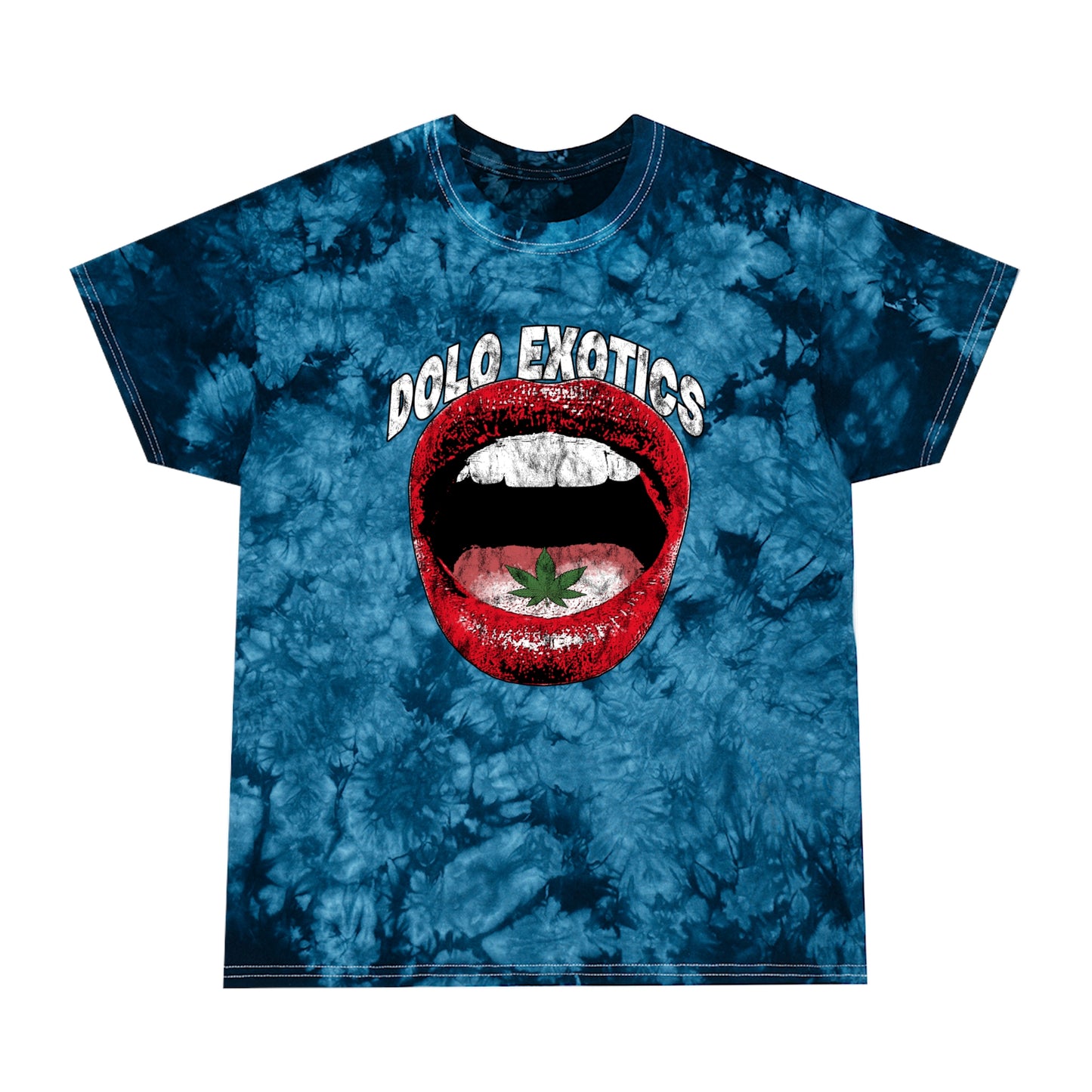 Dolo Exotics Lips and Leafs Graphic Tee