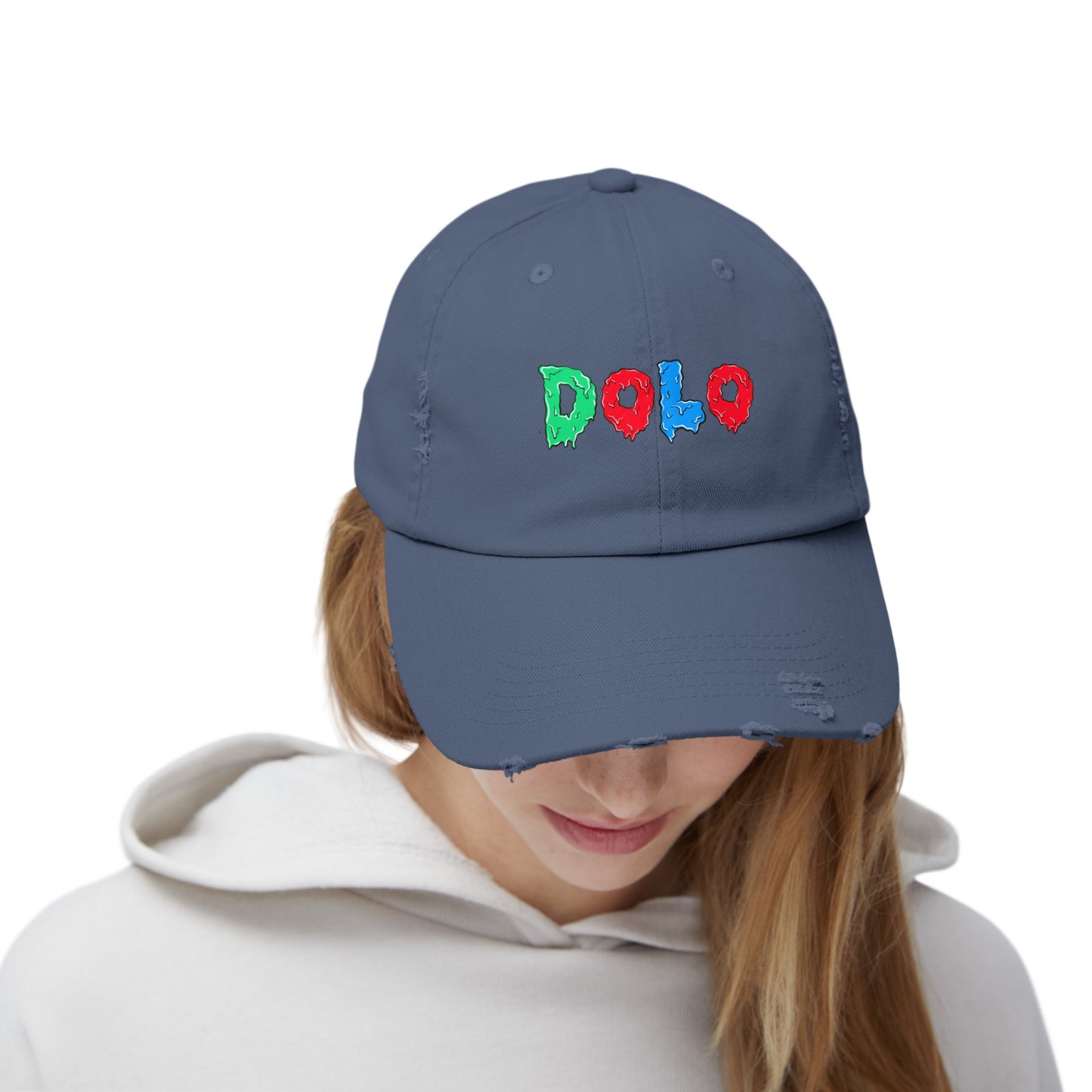 Drippin' Dolo Distressed Cap