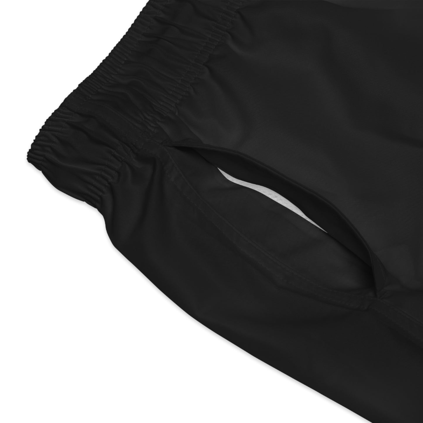 Dolo Exotics Black Classic Logo Swim Trunks