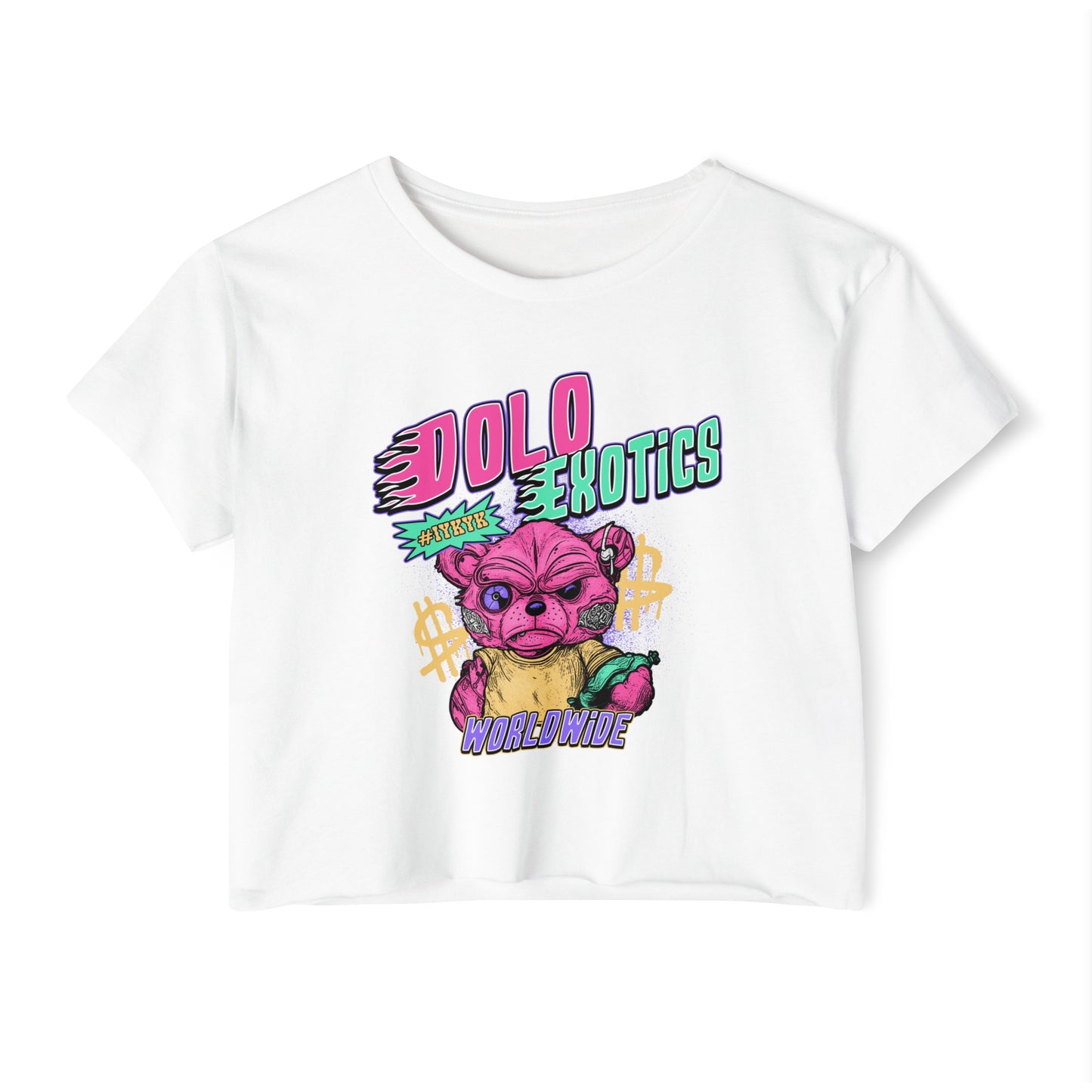 Zombie Bear Women's Festival Crop Top