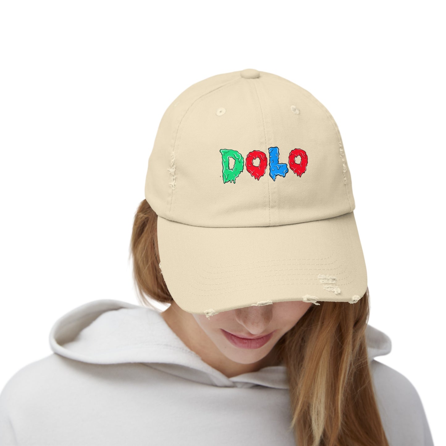 Drippin' Dolo Distressed Cap