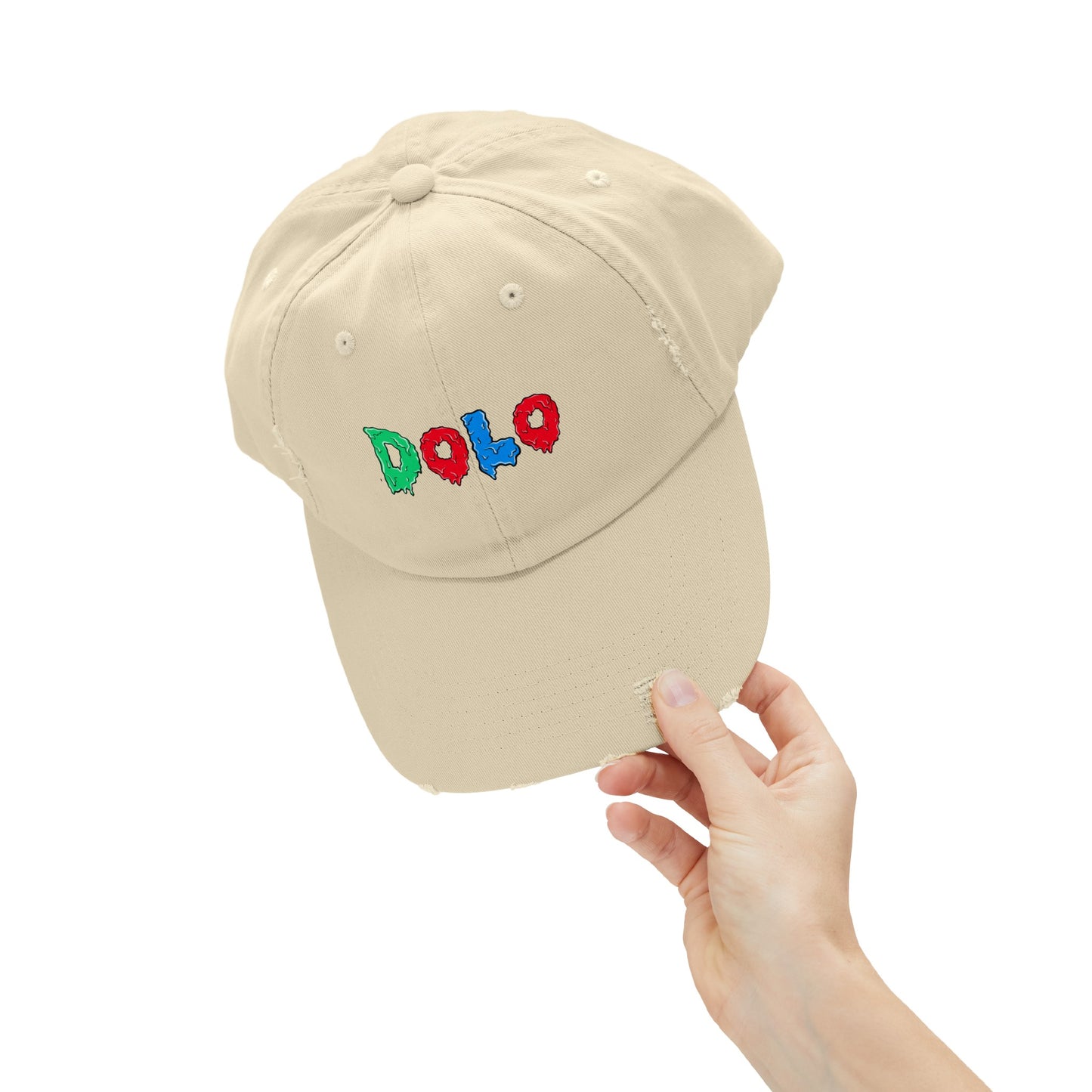 Drippin' Dolo Distressed Cap