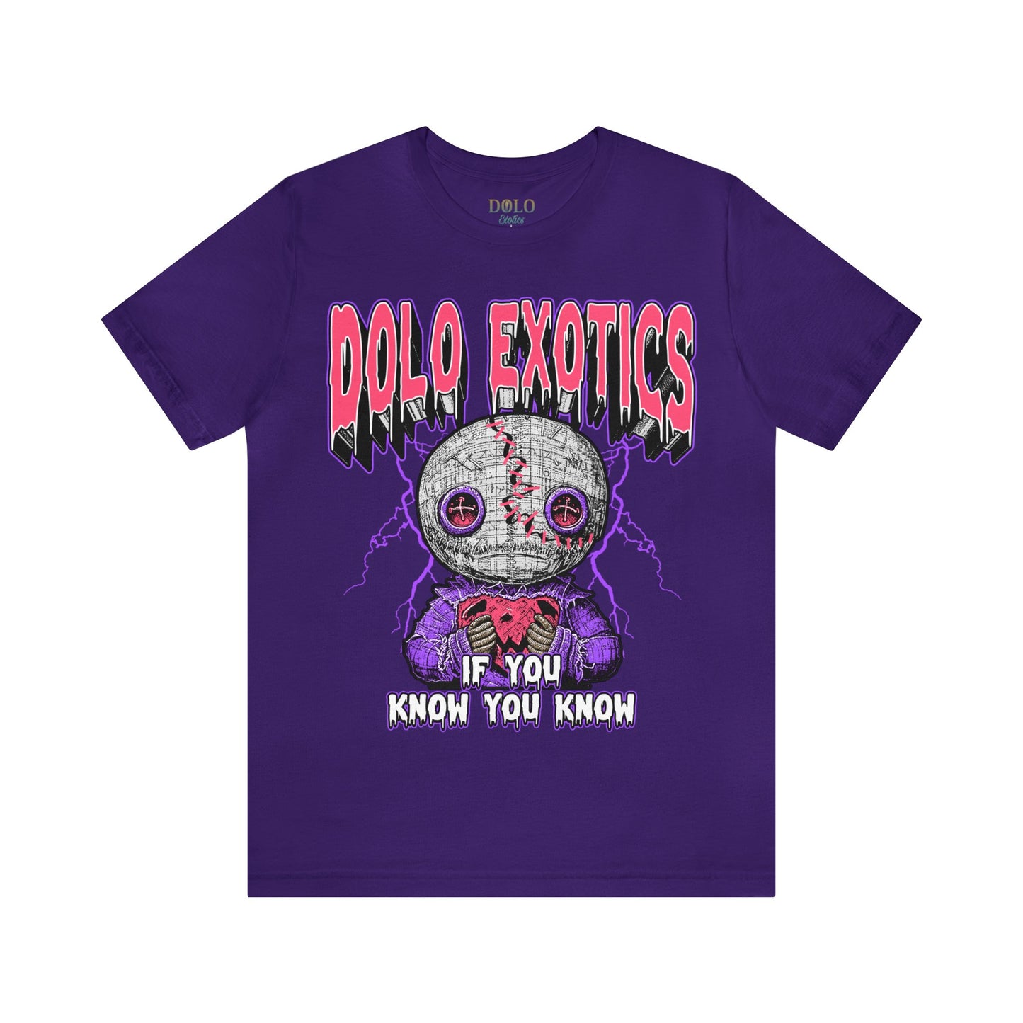 Dolo Exotics Zombie Rag Doll T Shirt (Purple Rain)