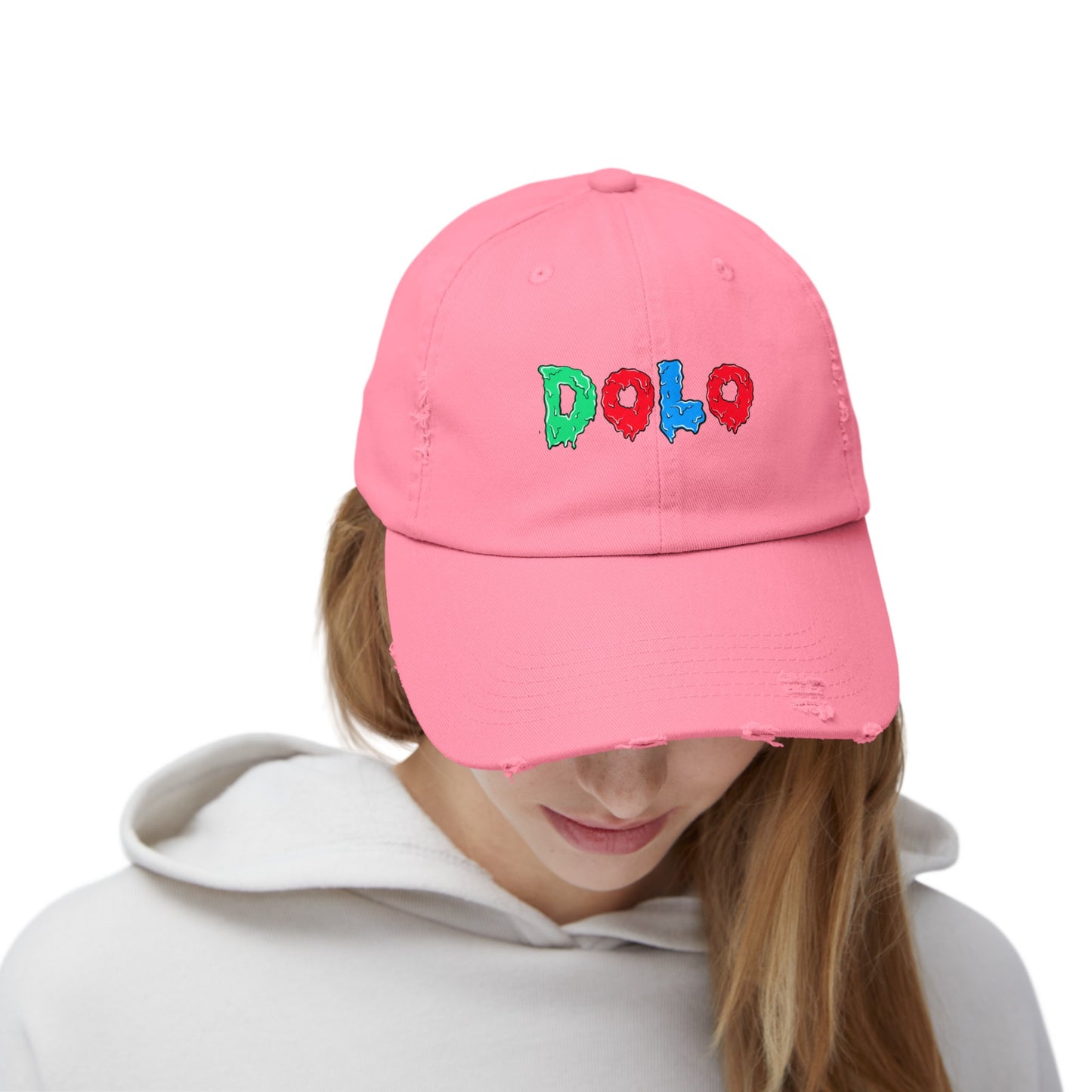 Drippin' Dolo Distressed Cap