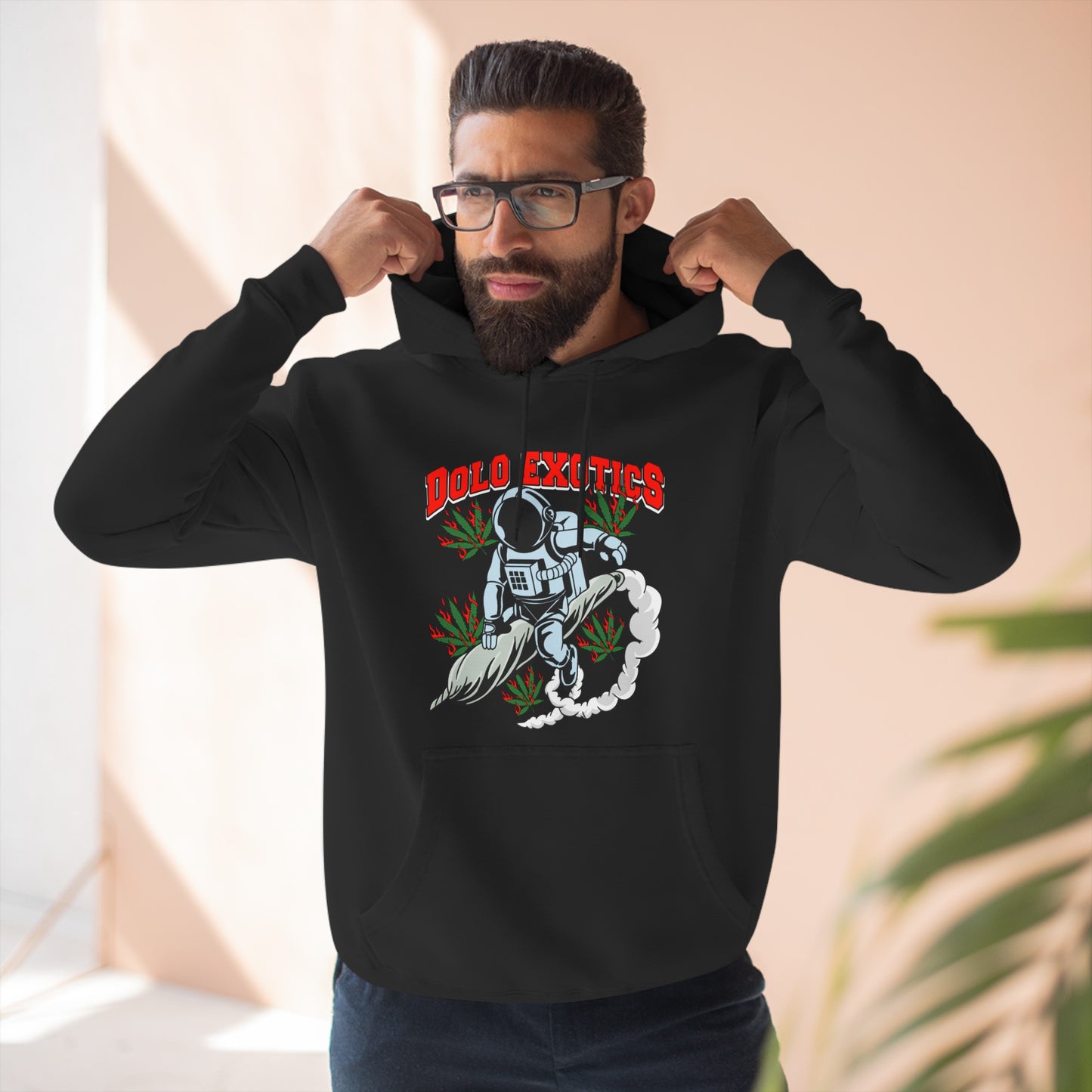 Dolo Exotics Smoking Astronaut Pullover Hoodie