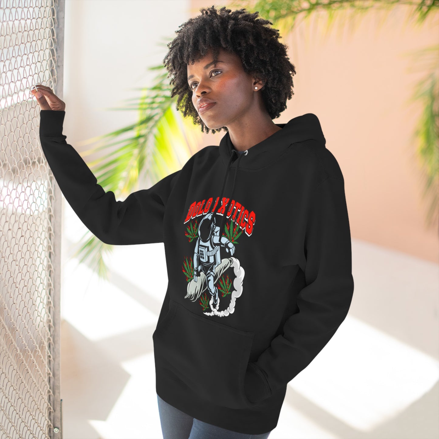 Dolo Exotics Smoking Astronaut Pullover Hoodie