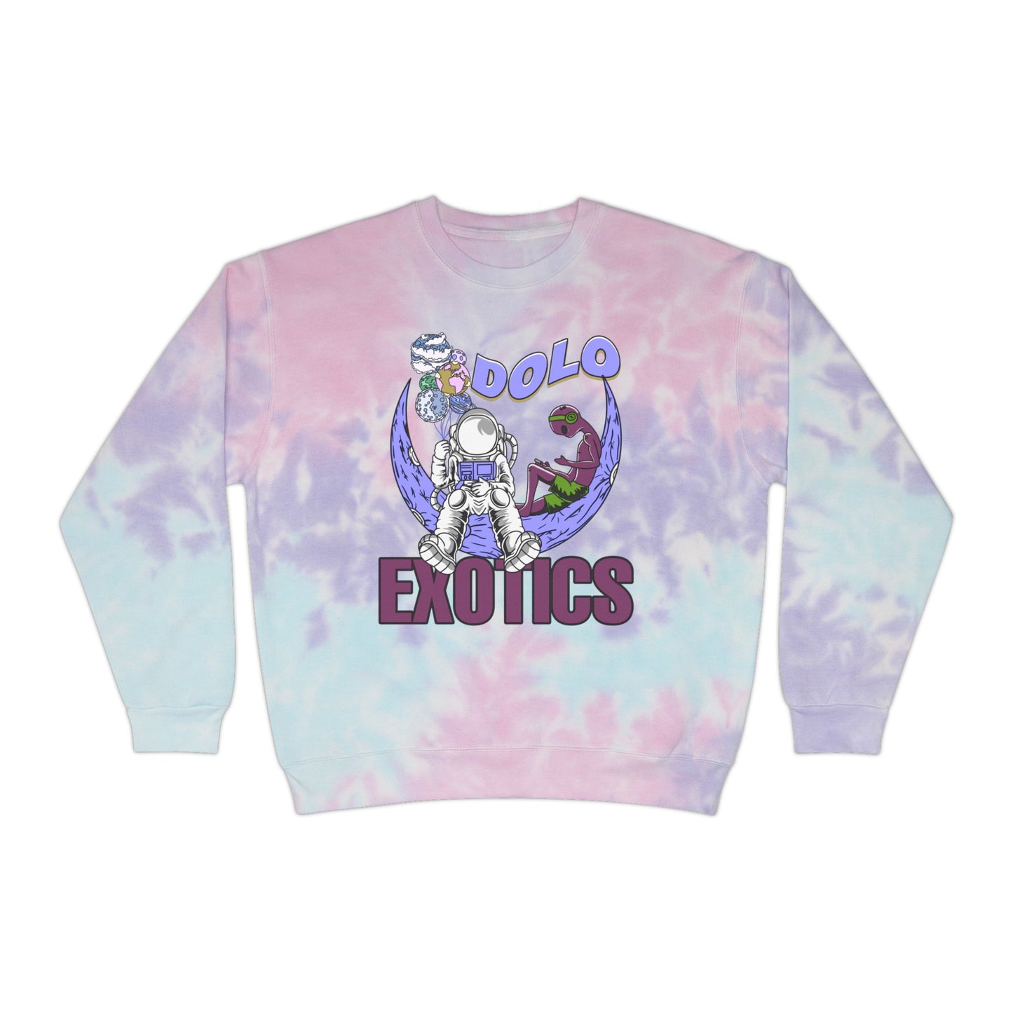 Dolo Exotics Dolo on the Moon Tie-Dye Sweatshirt