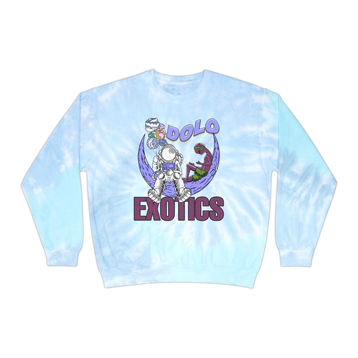 Dolo Exotics Dolo on the Moon Tie-Dye Sweatshirt