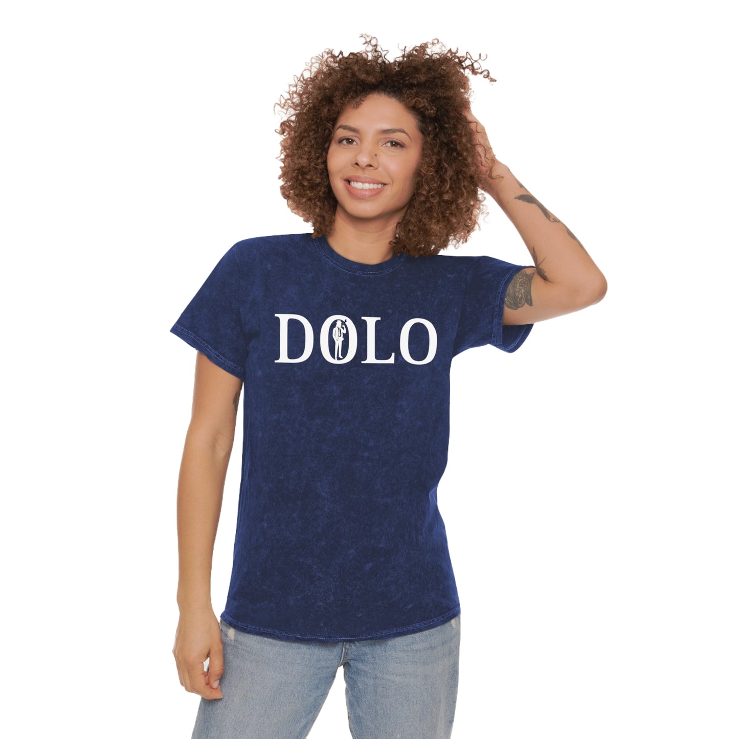 Dolo Classic Logo Mineral Wash T-Shirt