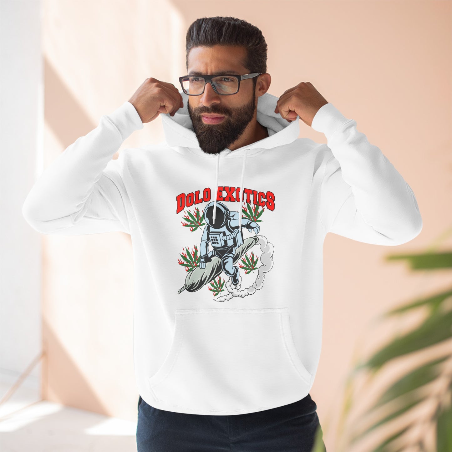 Dolo Exotics Smoking Astronaut Pullover Hoodie