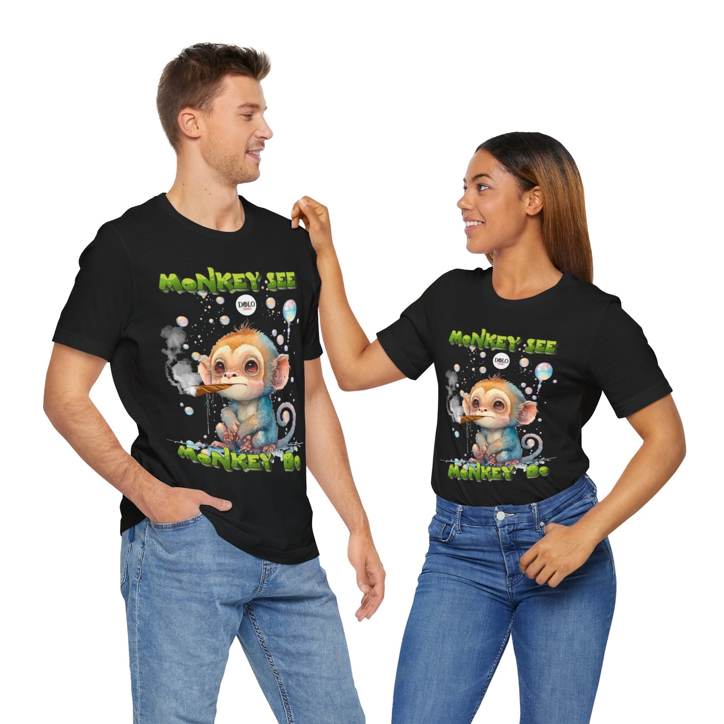 Dolo Exotics Monkey See Monkey Do T Shirt