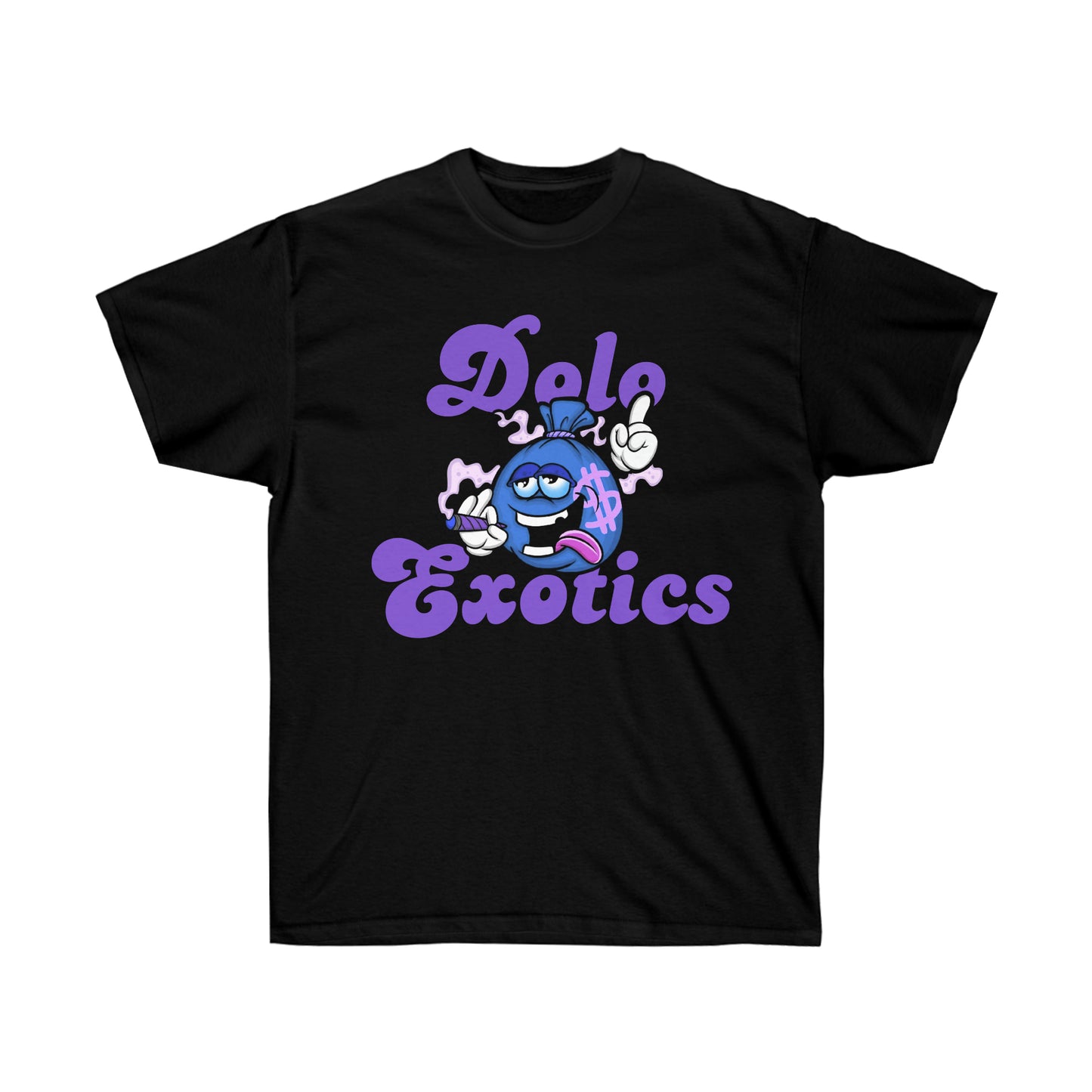 Dolo Exotics Smoking Money Bag Graphic T Shirt