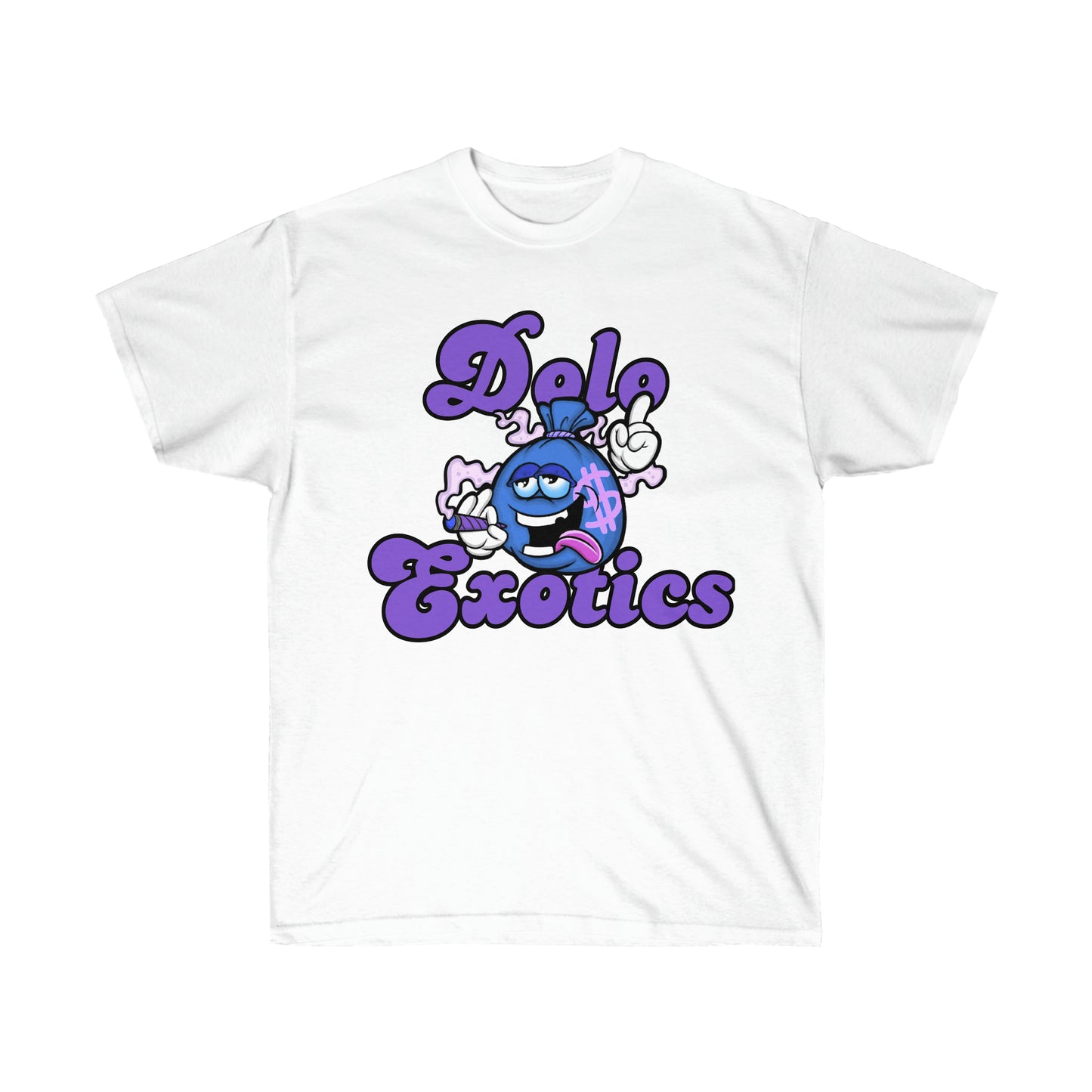 Dolo Exotics Smoking Money Bag Graphic T Shirt