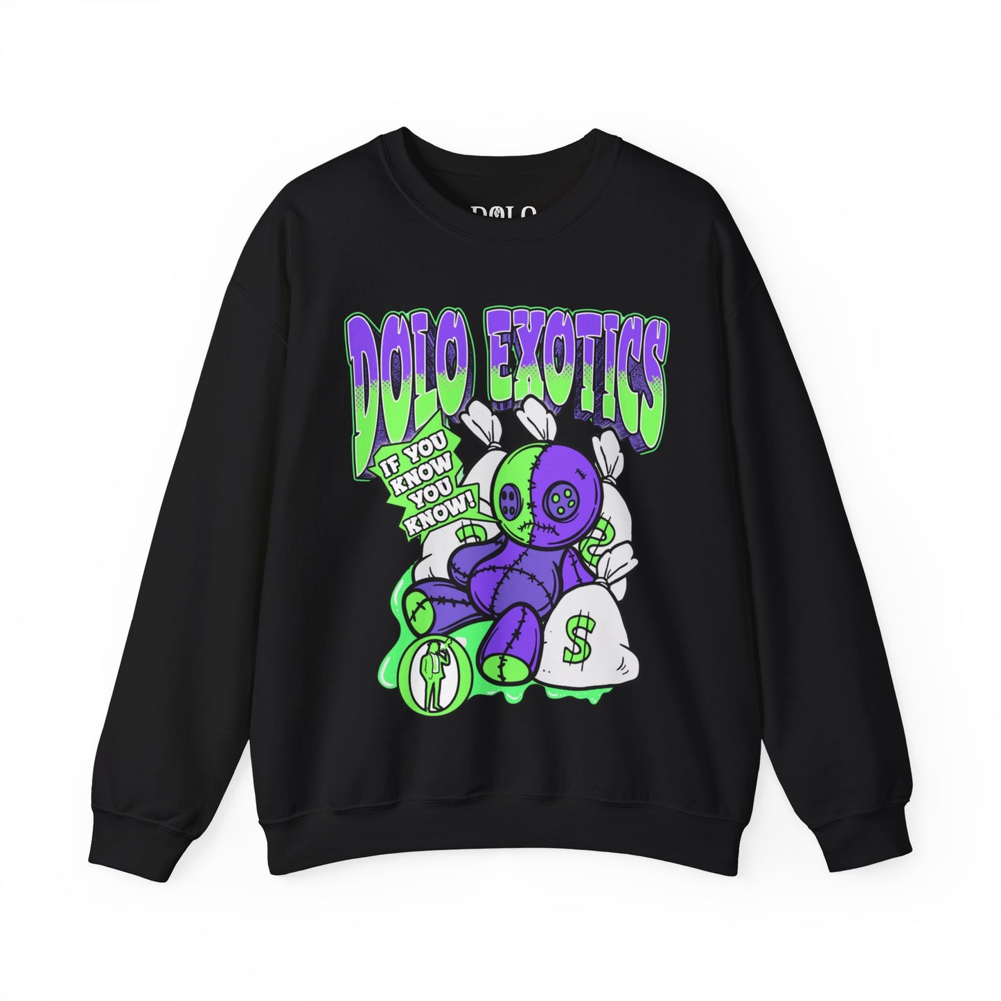 Dolo Exotics Moneybag Ragdoll Sweatshirt (Electric Purple)