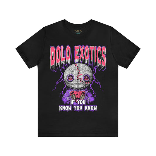 Dolo Exotics Zombie Rag Doll T Shirt (Purple Rain)