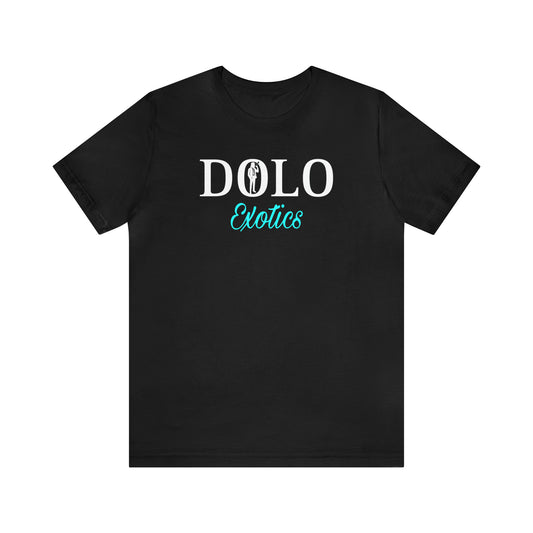 Dolo Exotics Classic Logo (White/ Blue) T Shirt