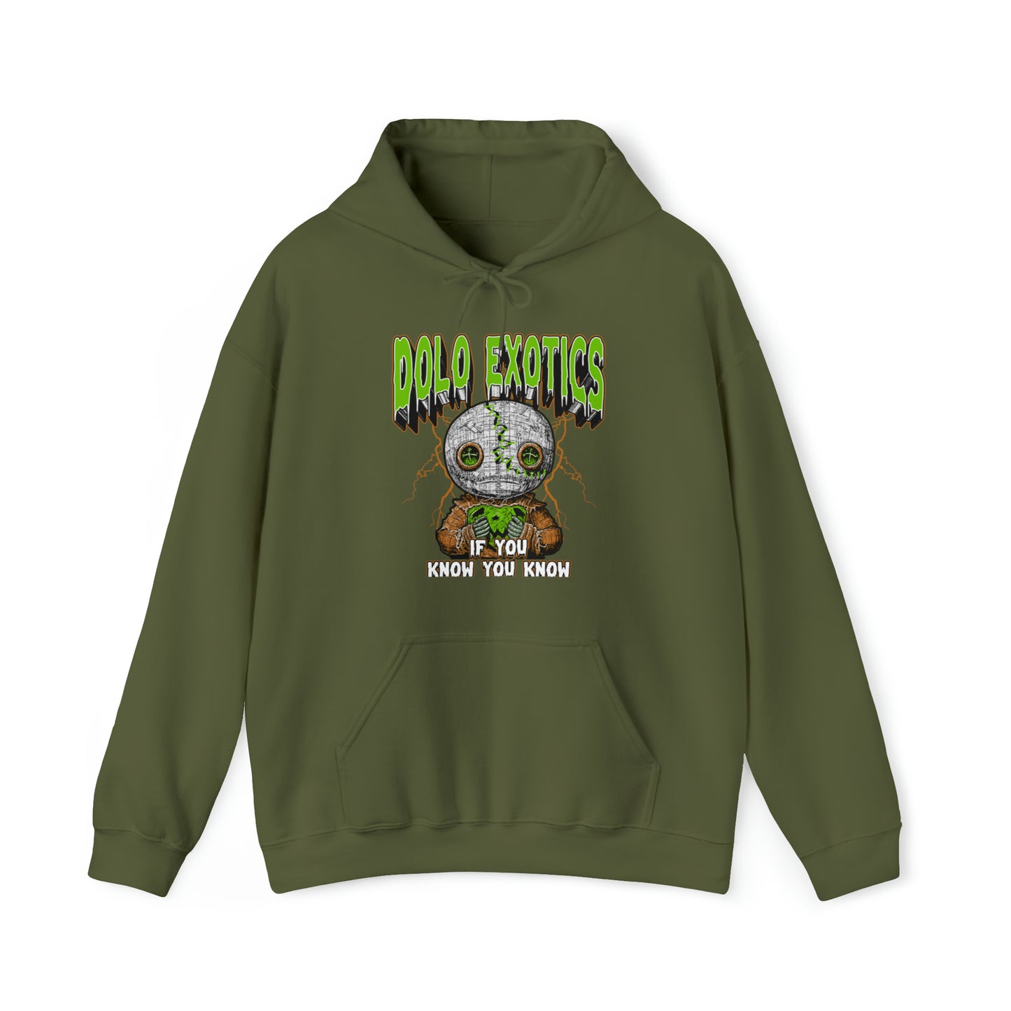 Dolo Exotics Zombie Rag Doll Hoody ( Beef/ Broccoli)