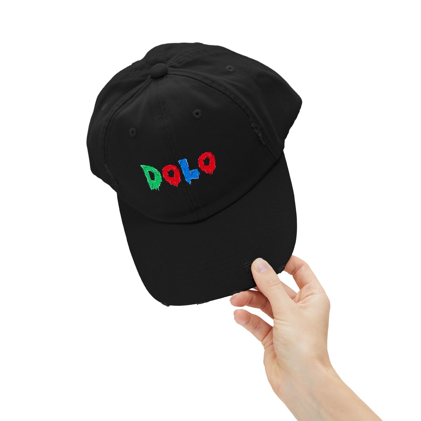 Drippin' Dolo Distressed Cap