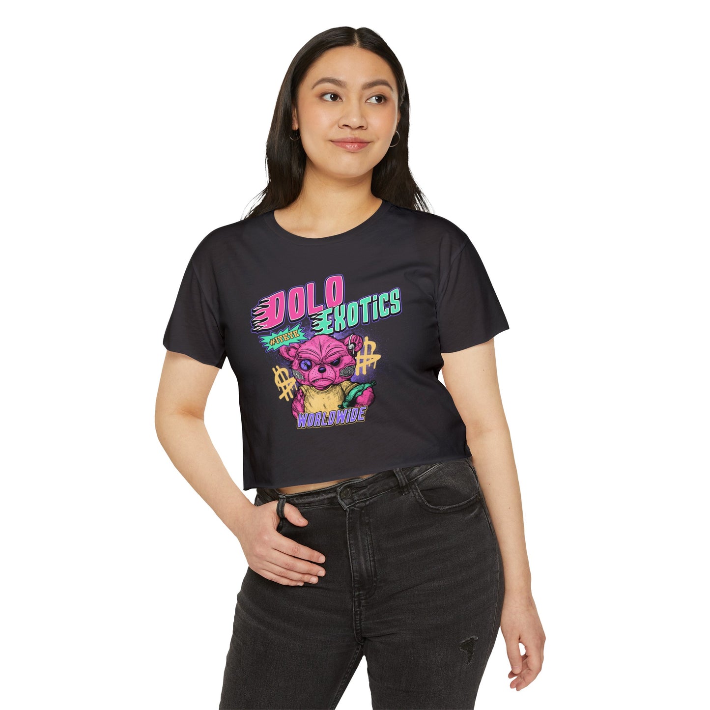 Zombie Bear Women's Festival Crop Top