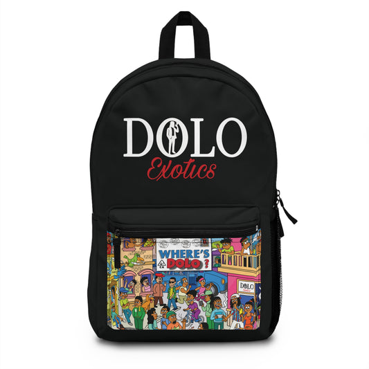 Dolo Exotics Where’s Dolo Bookbag