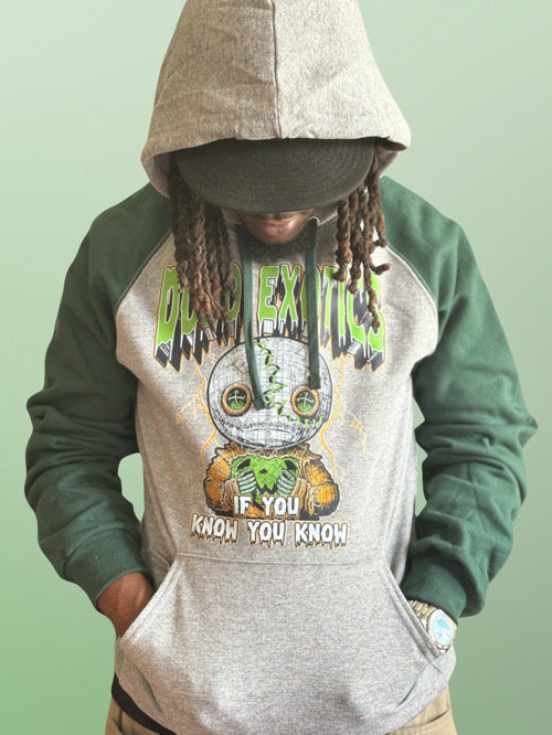 Dolo Exotics Forest Green Zombie Ragdoll Hoody