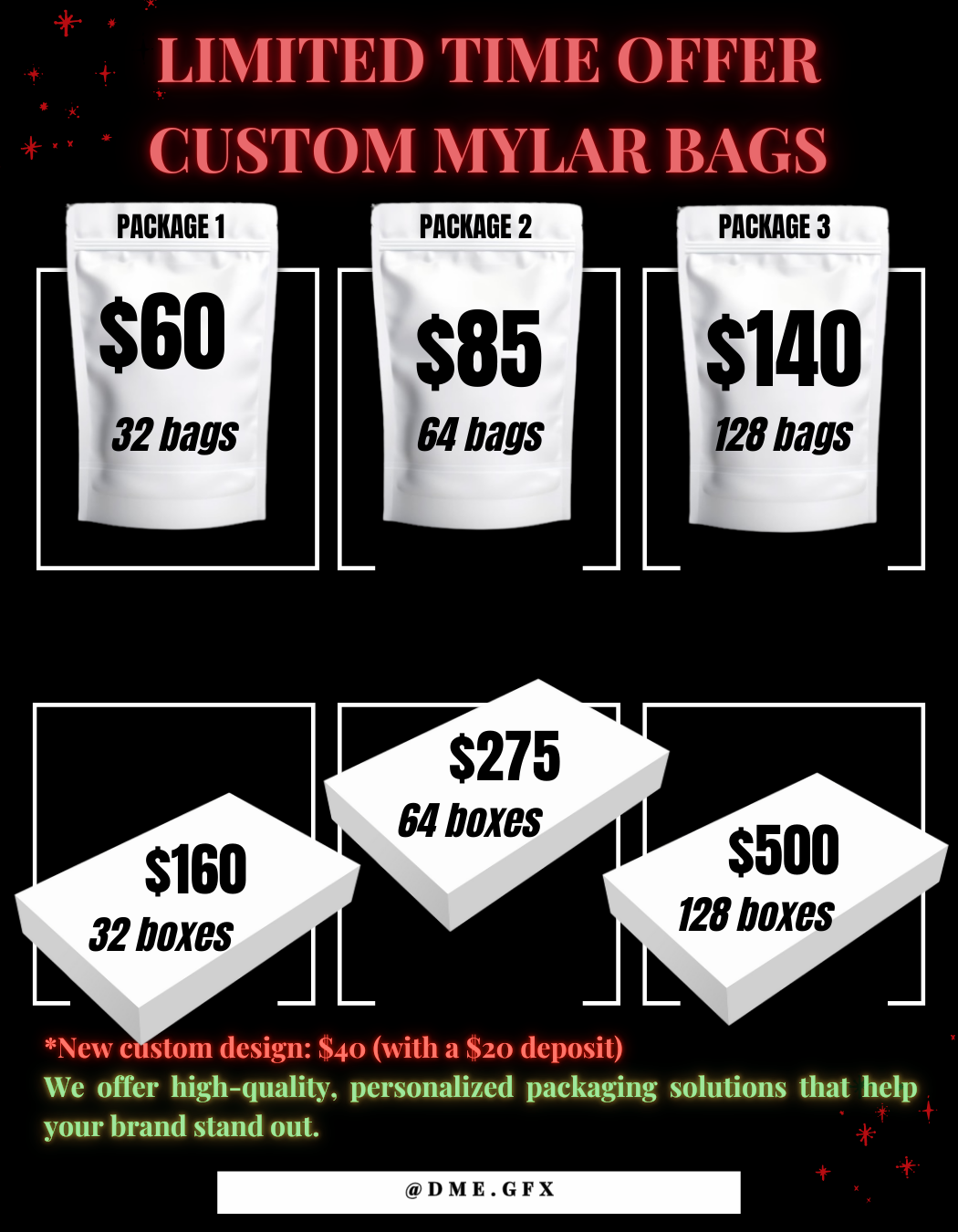 Custom Printed Mylar Bags