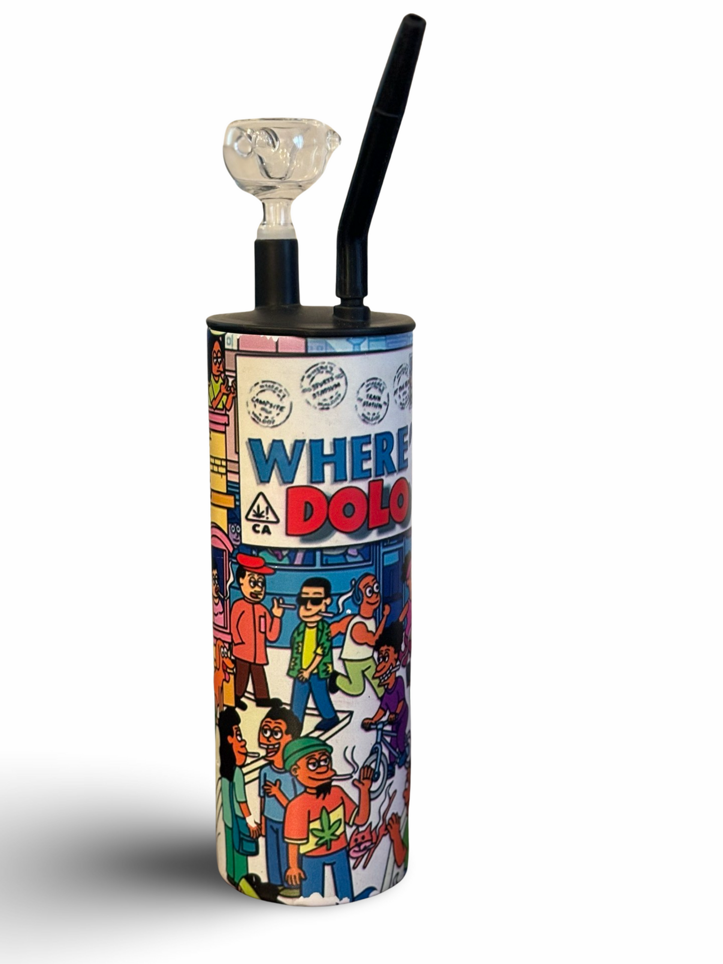 Dolo Exotics “Where’s Dolo” Portable Water Bong