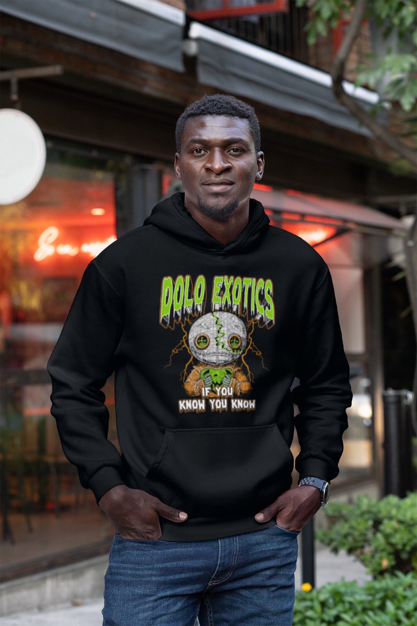 Dolo Exotics Zombie Rag Doll Hoody ( Beef/ Broccoli)