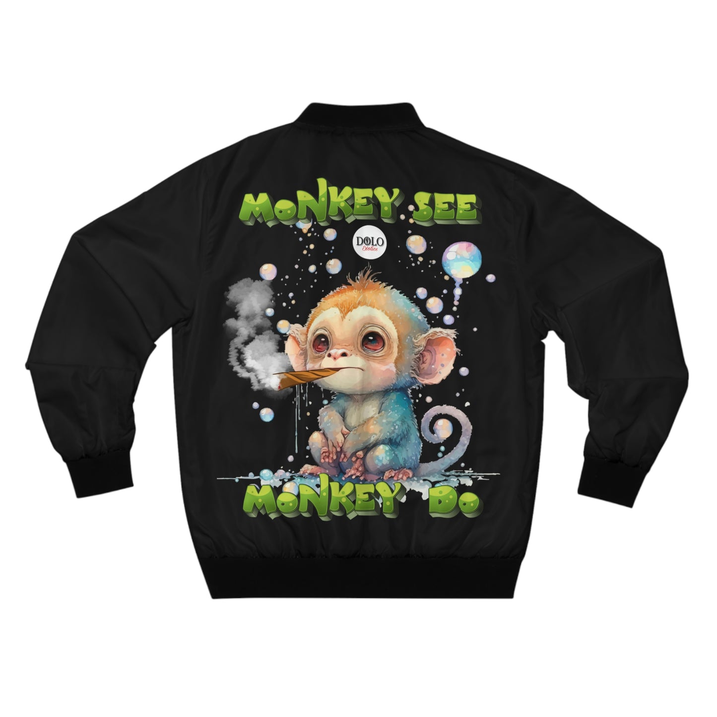 Dolo Exotics Monkey See Monkey Do Bomber Jacket