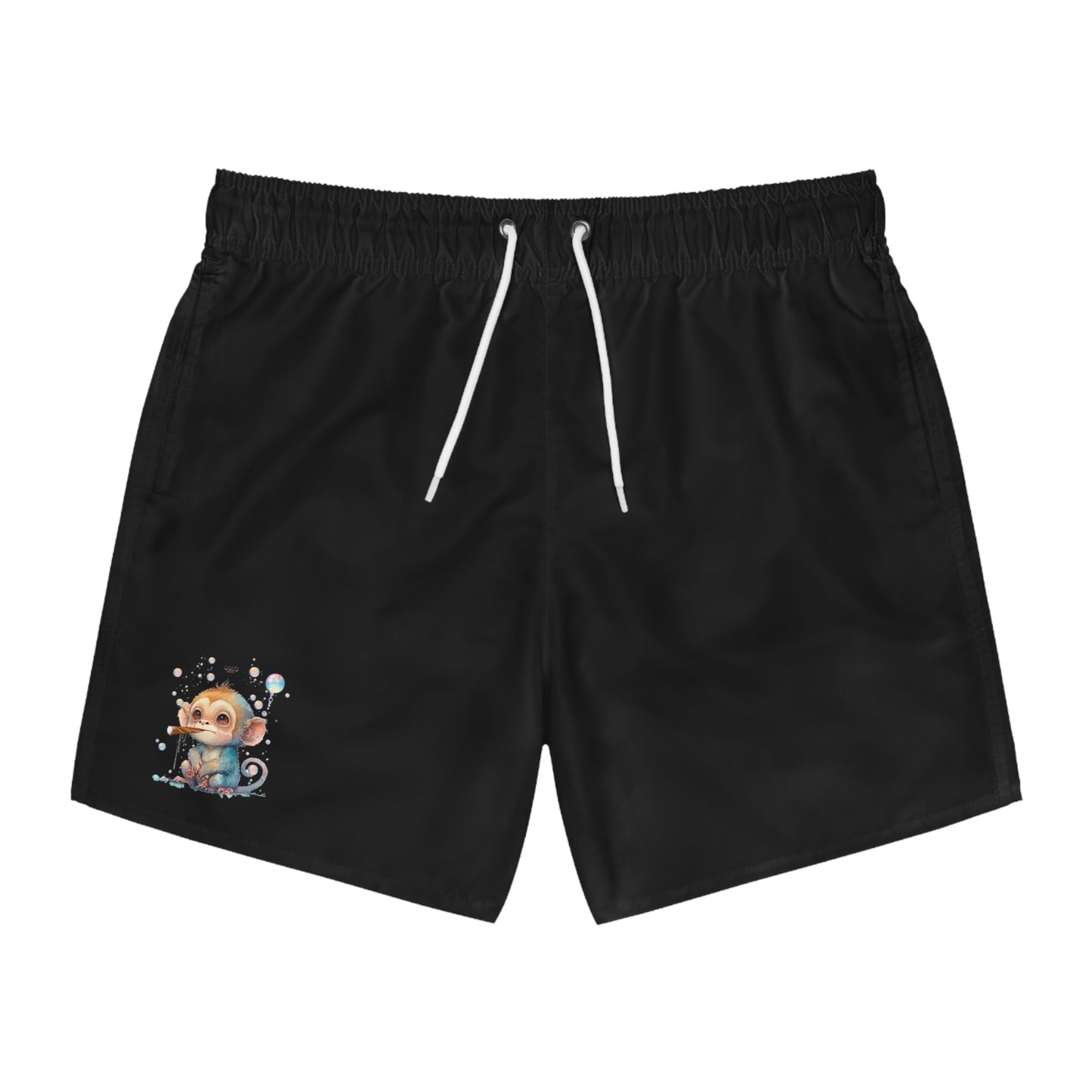 Dolo Exotics Black Monkey See Monkey Do Swim Trunks